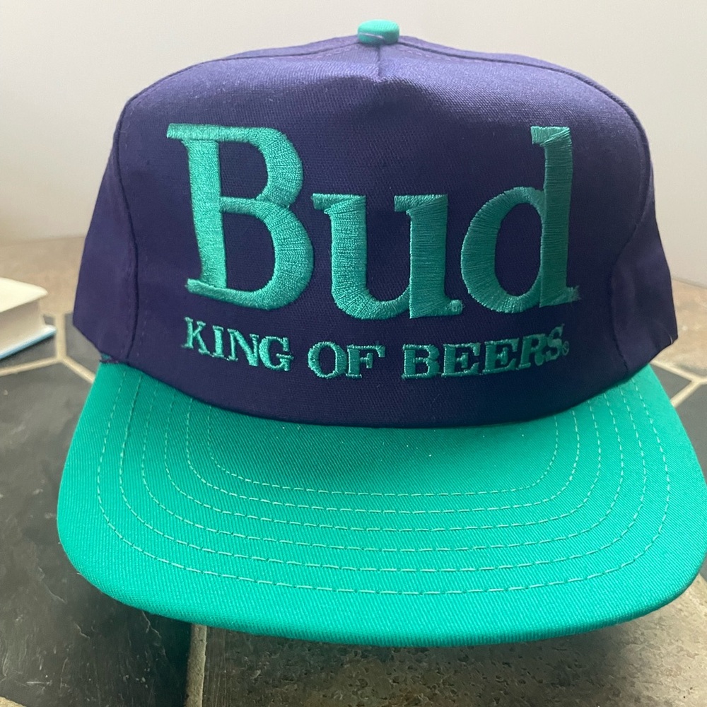 Budweiser Navy and Teal Hat
